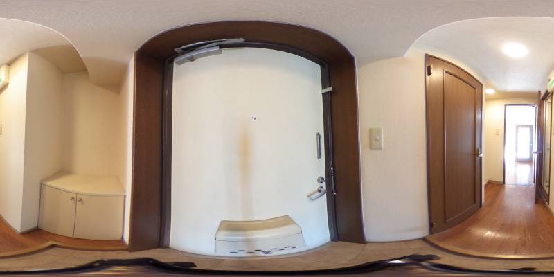 パノラマ画像玄関