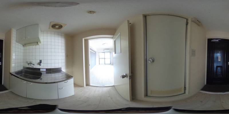 パノラマ画像キッチン