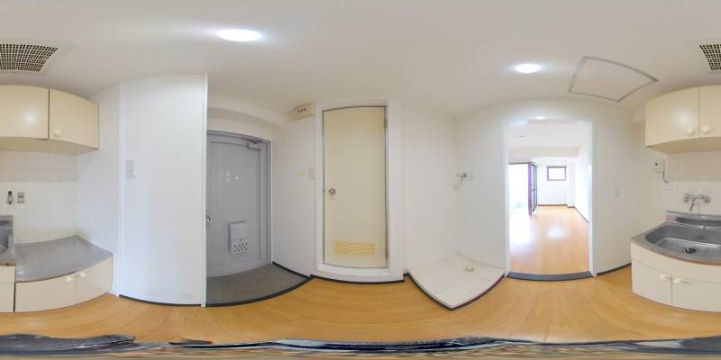 パノラマ画像キッチン