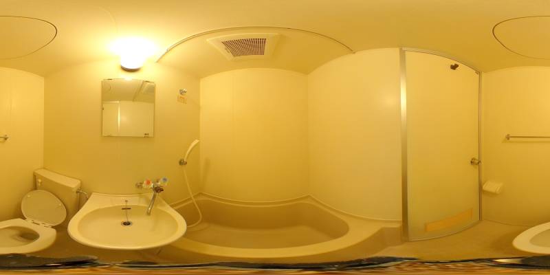 パノラマ画像バスルーム