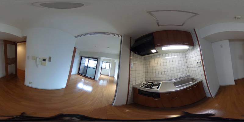 パノラマ画像キッチン