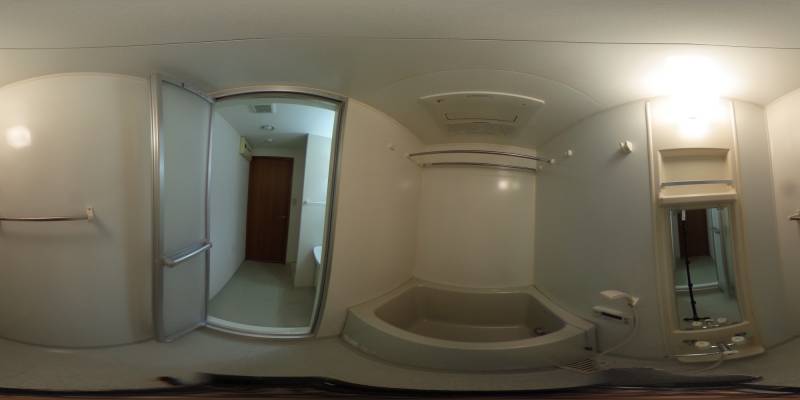 パノラマ画像バスルーム