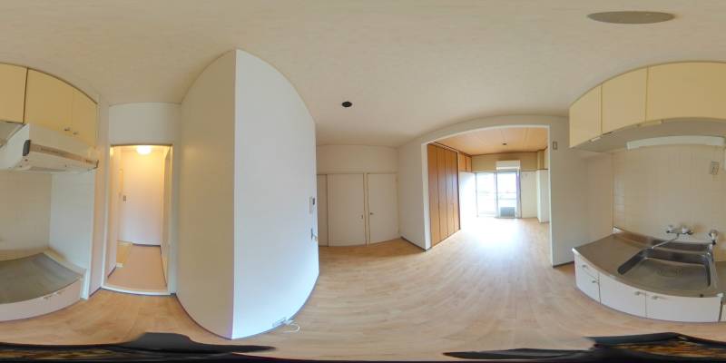 パノラマ画像キッチン