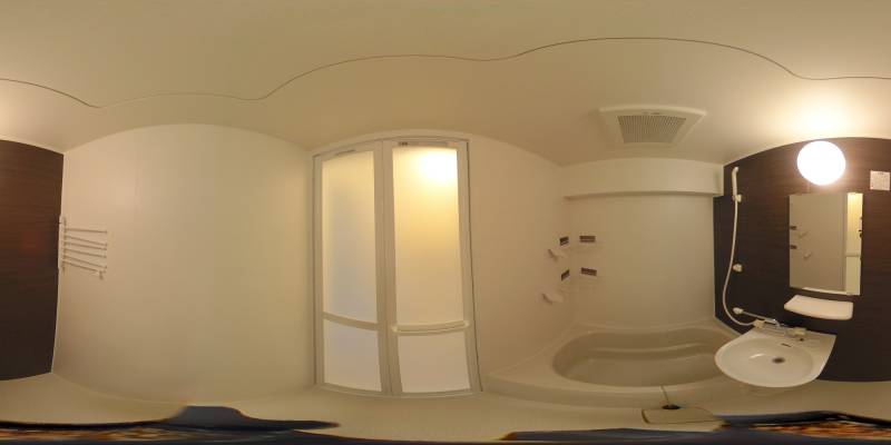 パノラマ画像バスルーム