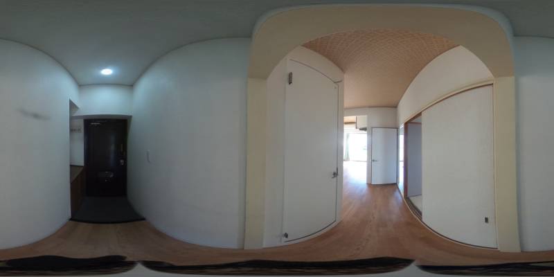 パノラマ画像玄関