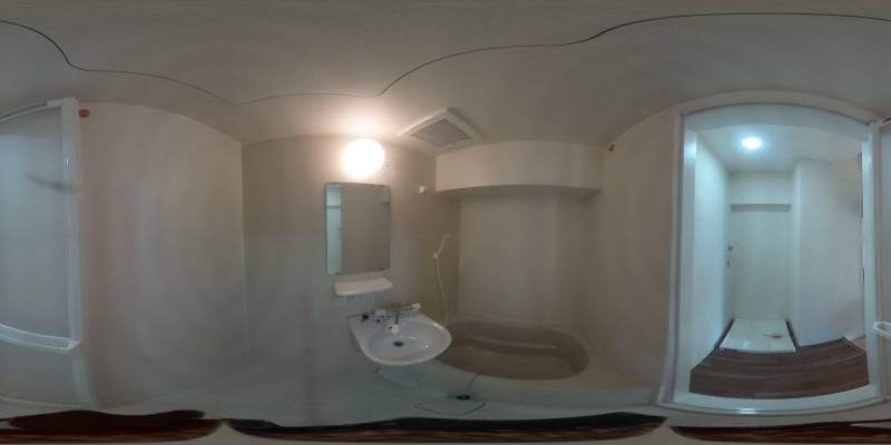 パノラマ画像バスルーム