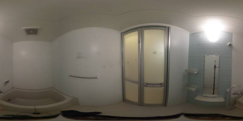 パノラマ画像バスルーム