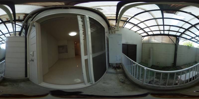 パノラマ画像バルコニー