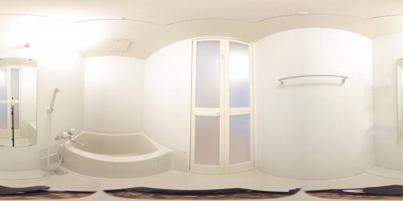 パノラマ画像バスルーム