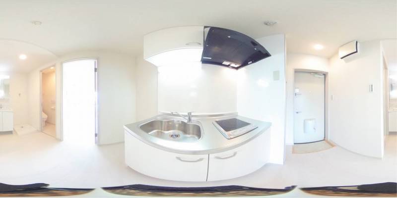 パノラマ画像キッチン