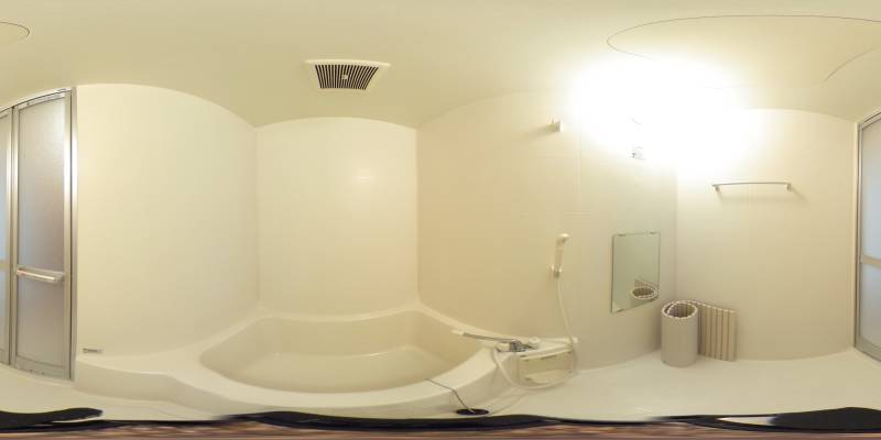 パノラマ画像バスルーム