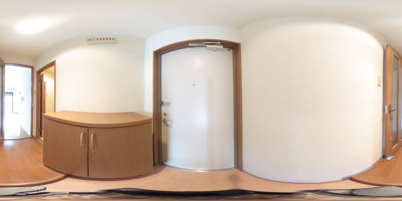 パノラマ画像玄関