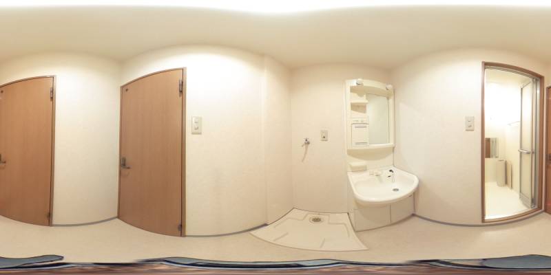 パノラマ画像洗面所