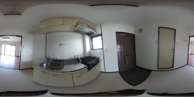 パノラマ画像キッチン