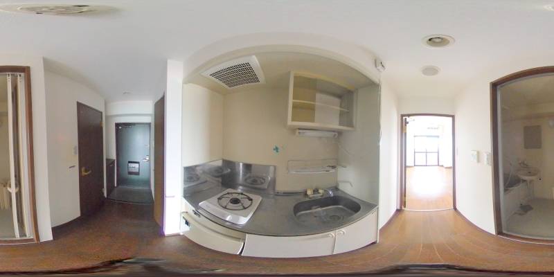 パノラマ画像キッチン