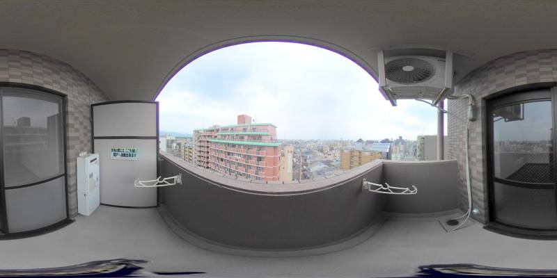 パノラマ画像バルコニー