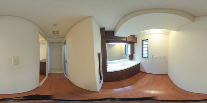 パノラマ画像洗面所