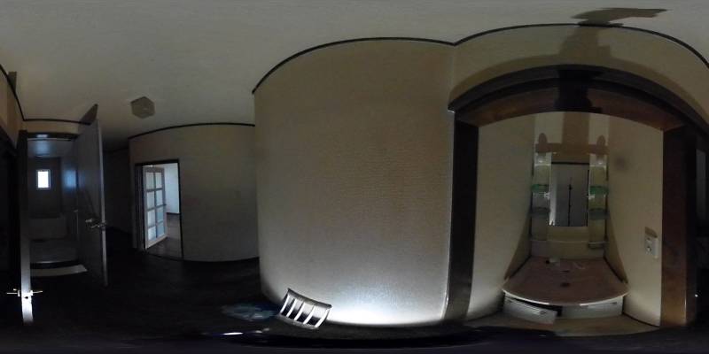 パノラマ画像洗面所