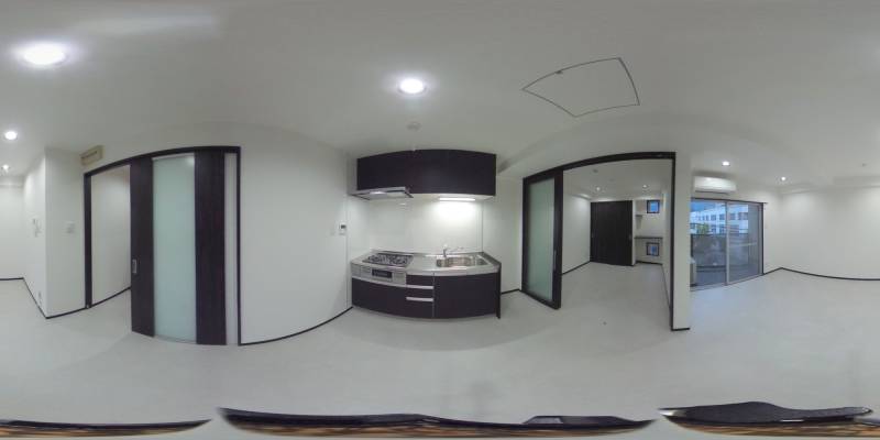 パノラマ画像リビング