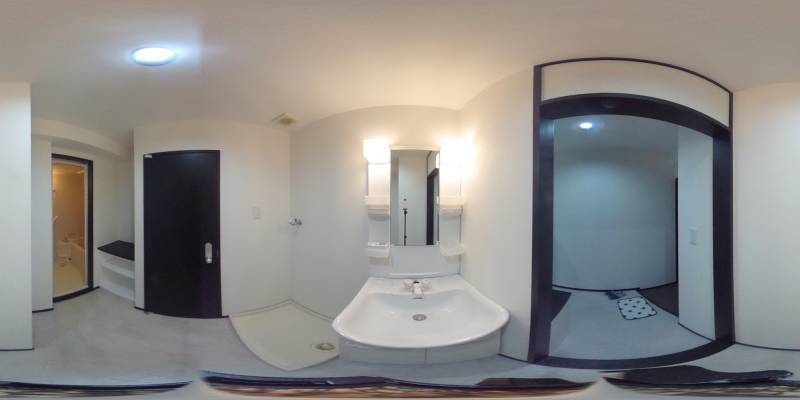 パノラマ画像洗面所