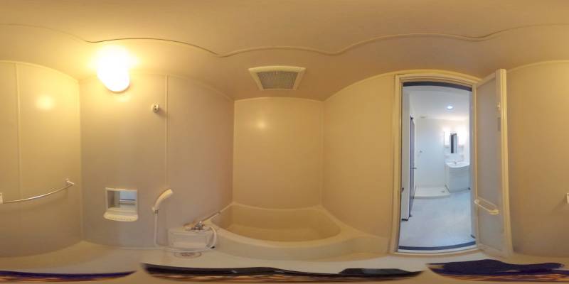 パノラマ画像バスルーム