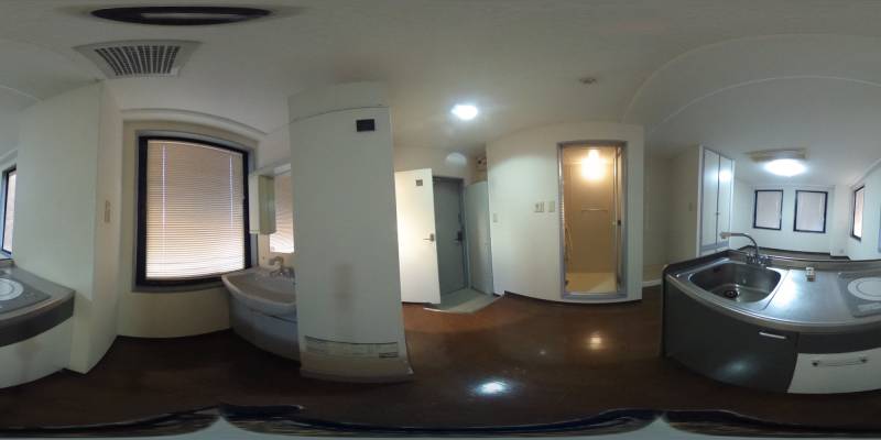 パノラマ画像キッチン