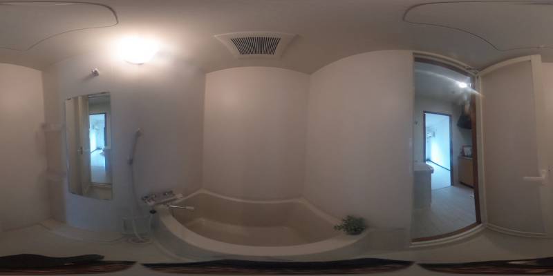 パノラマ画像バスルーム