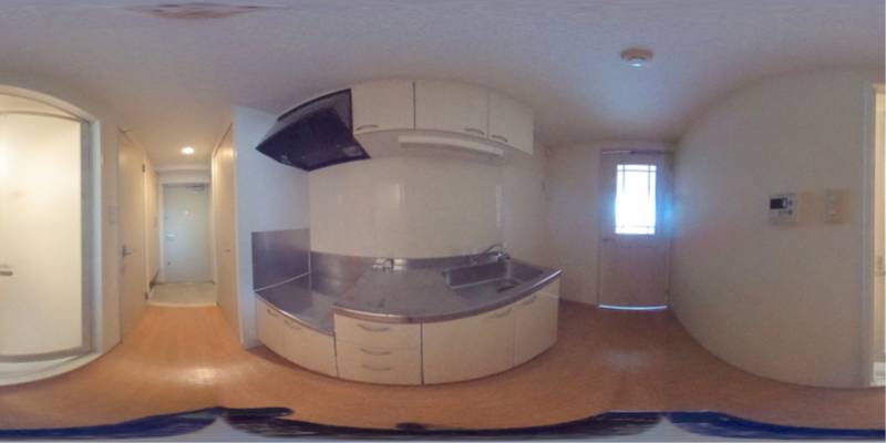 パノラマ画像キッチン