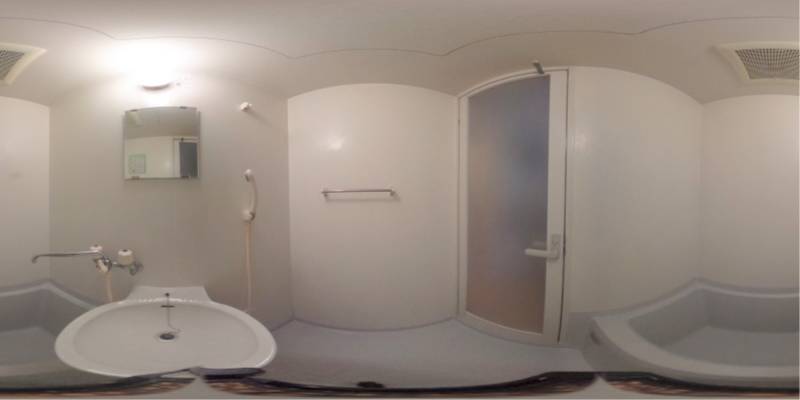 パノラマ画像バスルーム