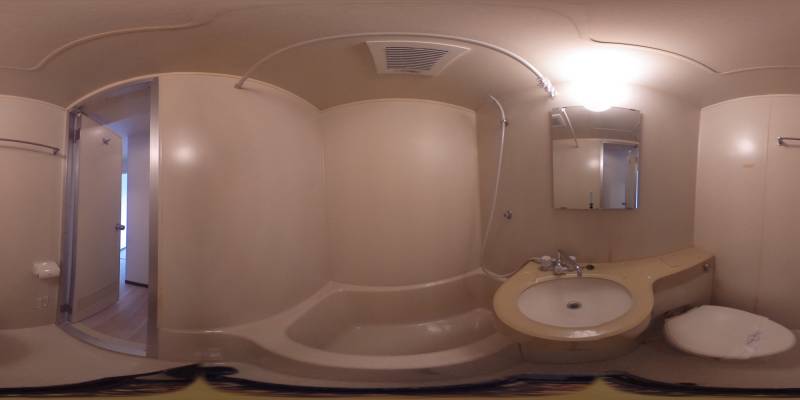 パノラマ画像バスルーム