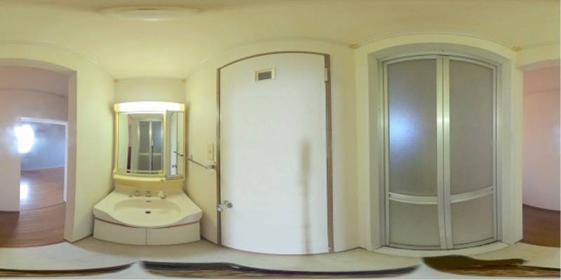 パノラマ画像洗面所