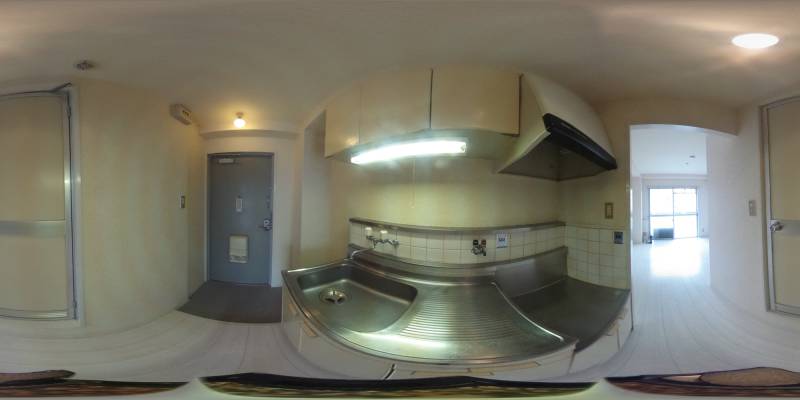 パノラマ画像キッチン