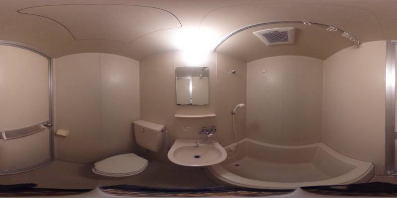 パノラマ画像バスルーム