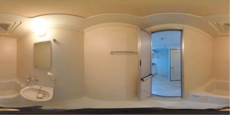 パノラマ画像バスルーム