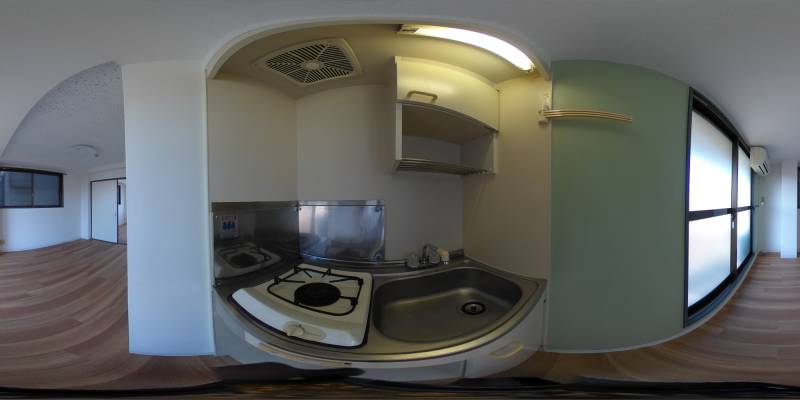 パノラマ画像キッチン