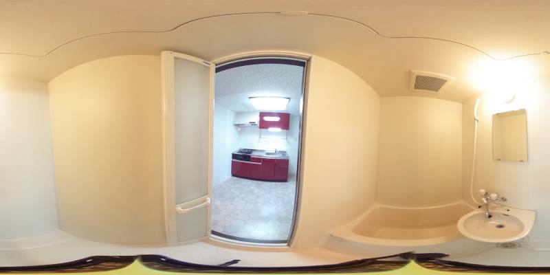 パノラマ画像バスルーム