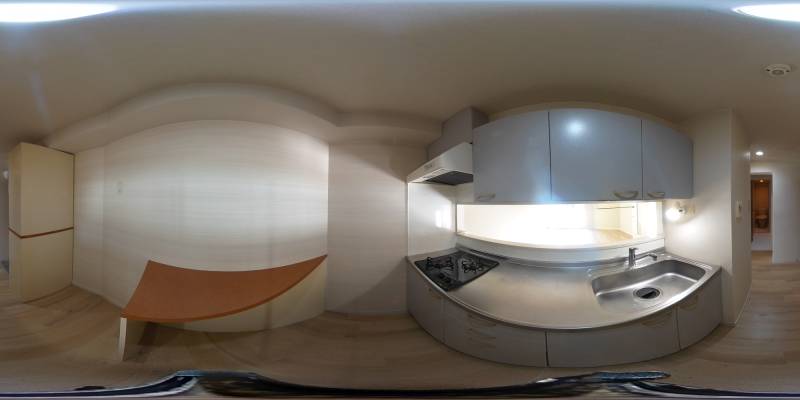 パノラマ画像キッチン