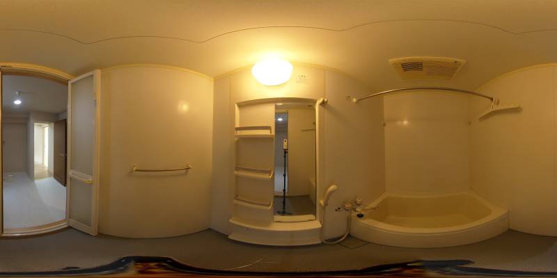 パノラマ画像バスルーム