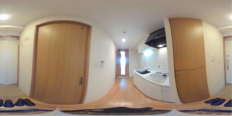 パノラマ画像玄関