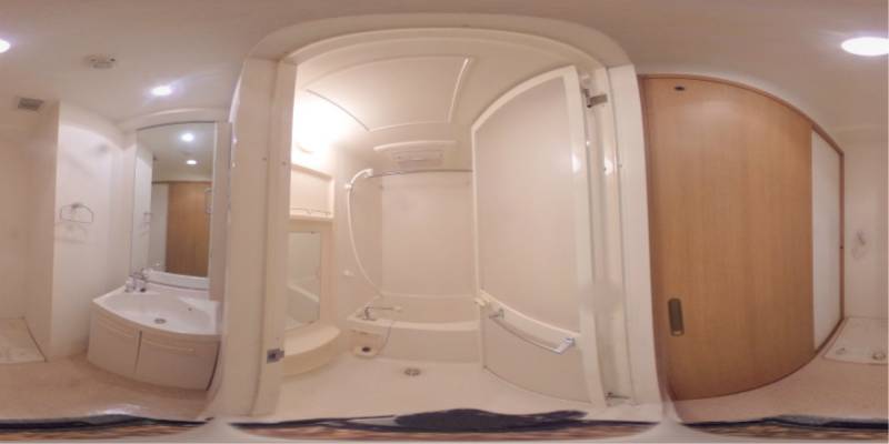 パノラマ画像洗面所