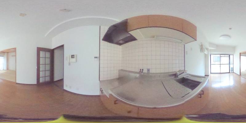 パノラマ画像キッチン