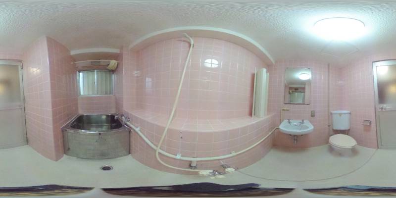 パノラマ画像バスルーム