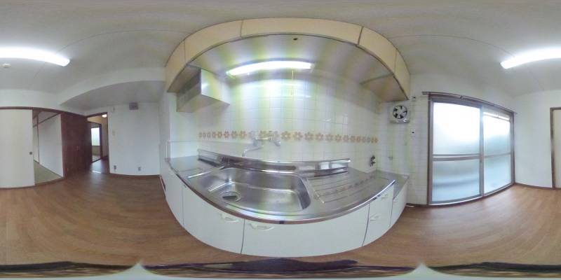 パノラマ画像キッチン