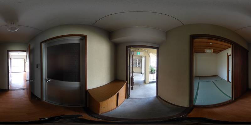 パノラマ画像玄関