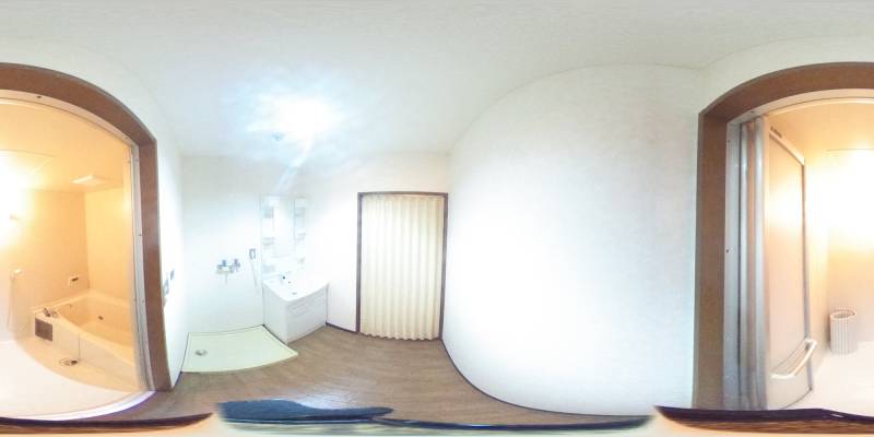 パノラマ画像バスルーム
