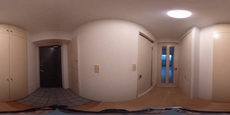 パノラマ画像玄関