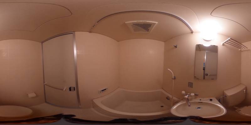 パノラマ画像バスルーム