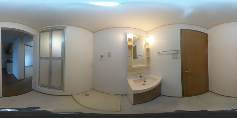 パノラマ画像洗面所