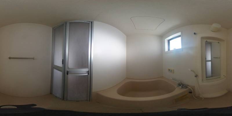 パノラマ画像バスルーム