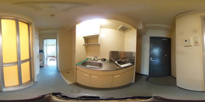 パノラマ画像キッチン